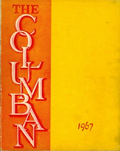 The Columban 1967 cover page - jpg format