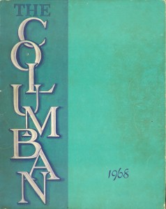 The Columban 1968 cover page - jpg format