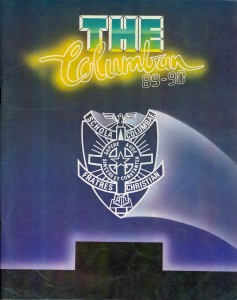 Cover page - The Columban 1989-90 in JPEG